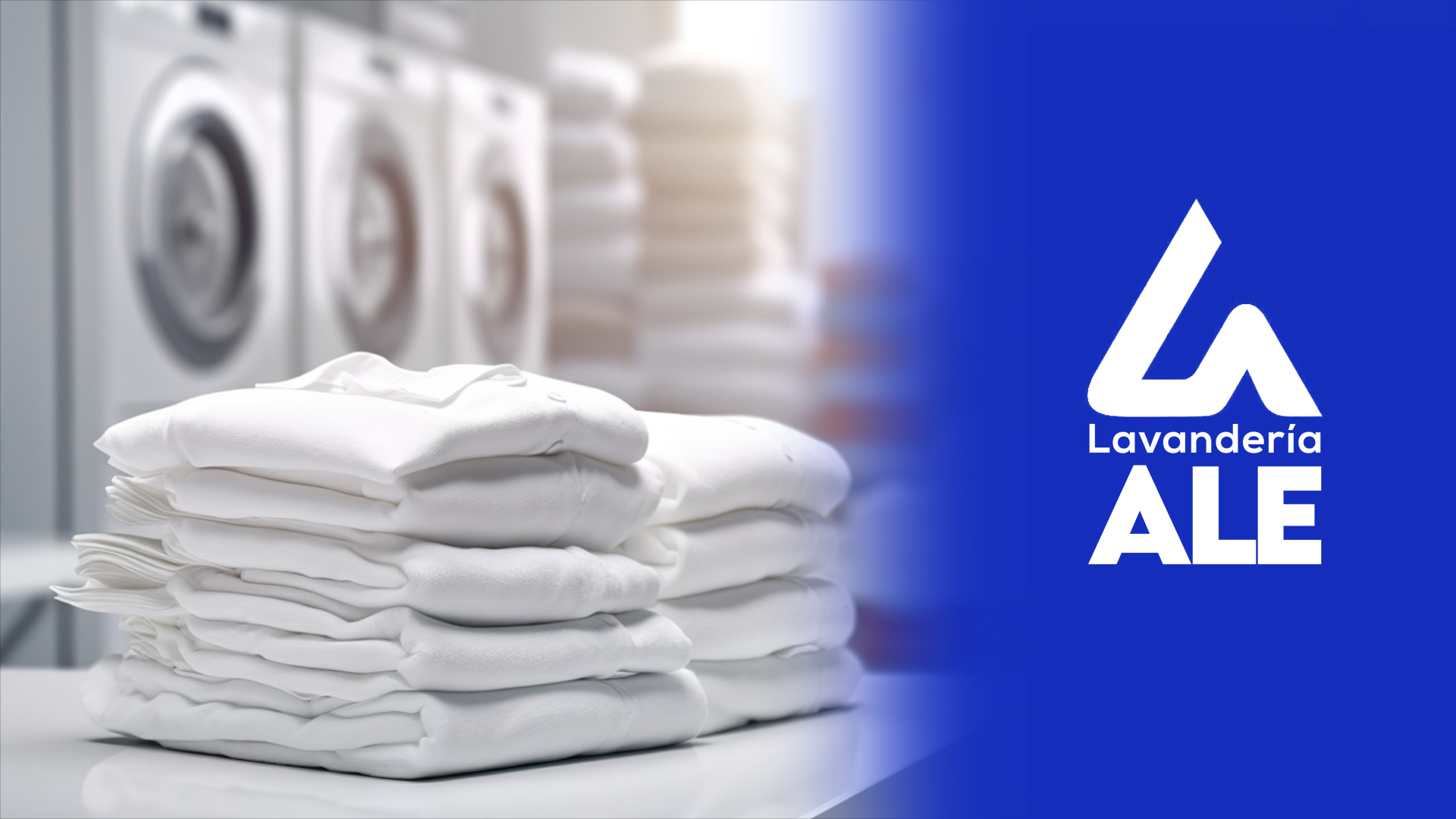 Chica en lavandería